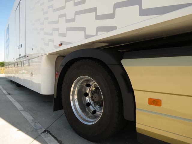 El diferencial en esta tractora Volvo FM 450 presenta una relación 2,64-1.
